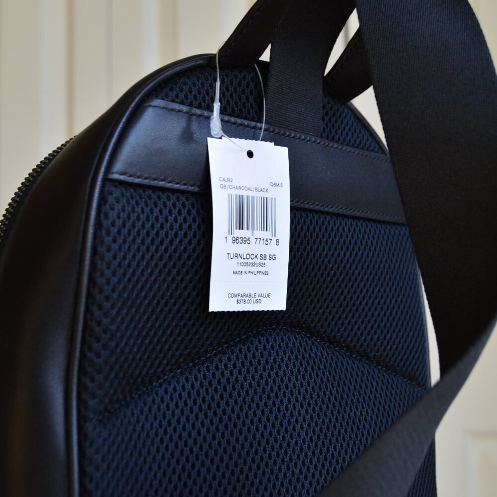 Coach  CAJ92 Turnlock Sling Pack In Signature Canvas - Picture 7 of 16